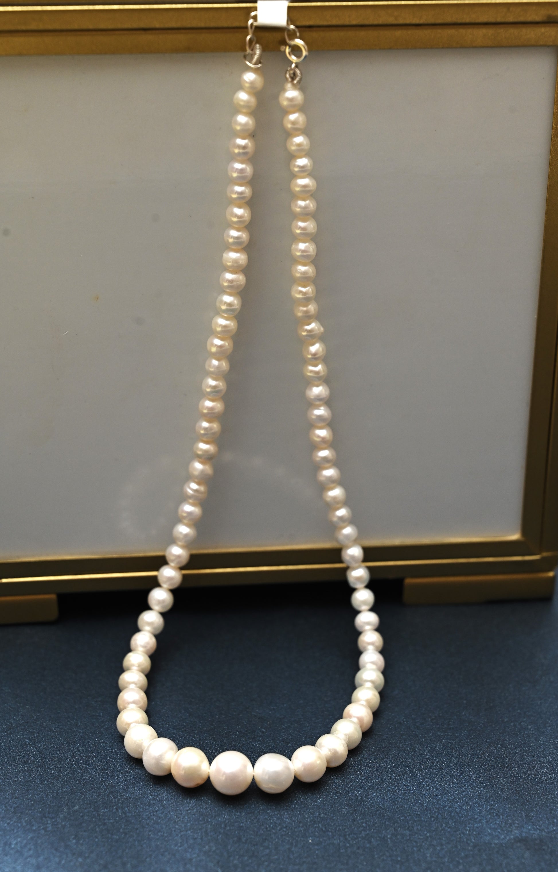 White Pearl Necklace set