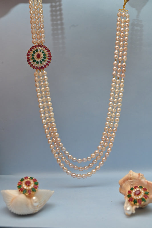 Designer Ranihaar Long Necklace Set