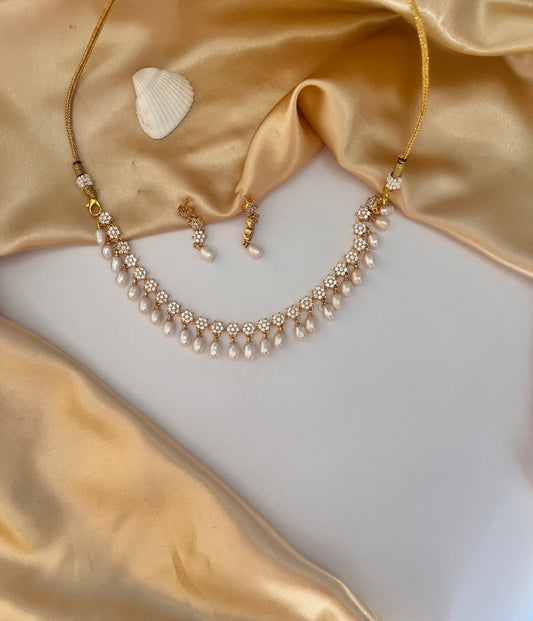 Aishwarya  Pearl Necklace Set
