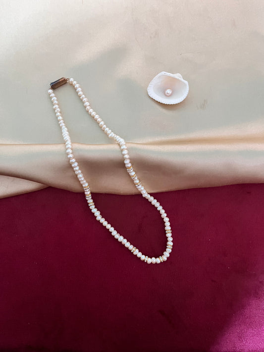 Creamy Couture Pearl Necklace