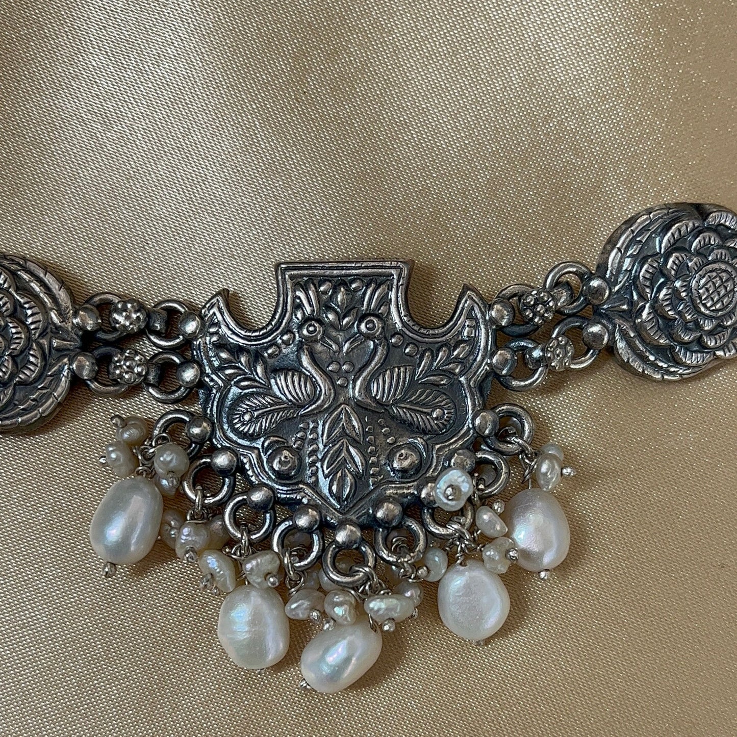 Silver CHokar necklace