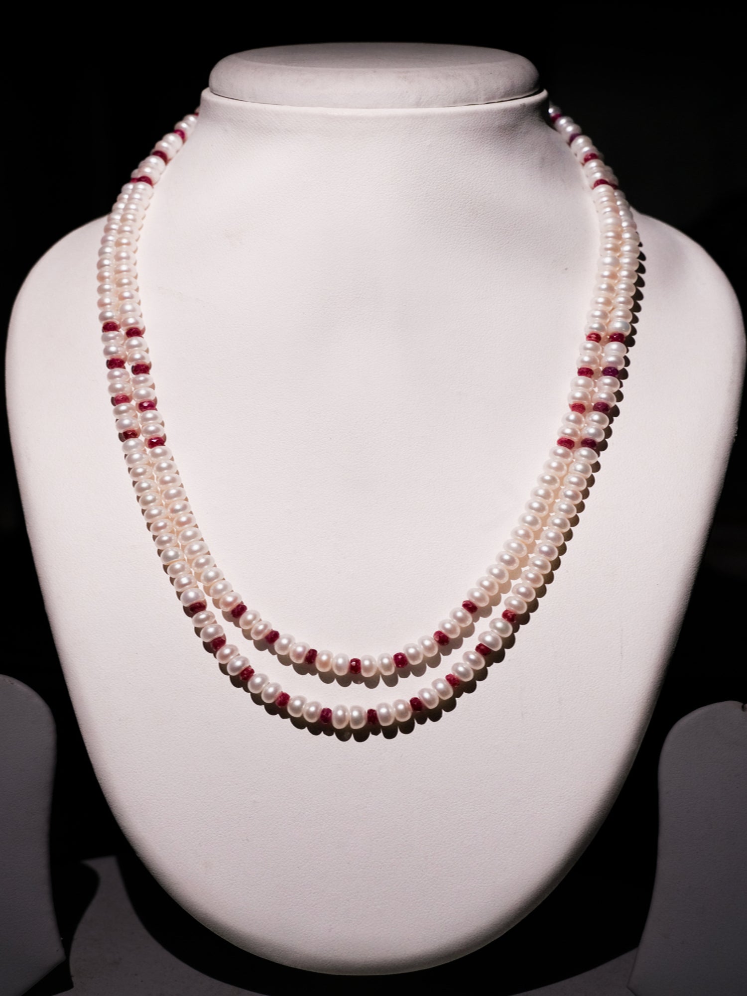 Pearl & Ruby Necklace